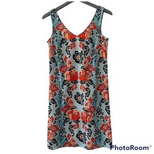 CABI Mist Maya Aqua A-line dress Style 5400 Size S